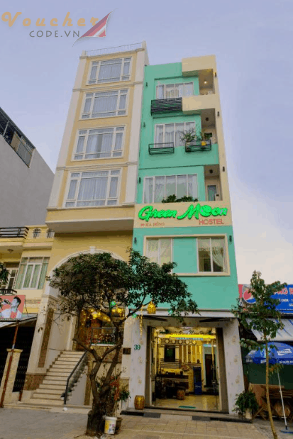 Review khach san da nang Green Moon Beach Hostel 1