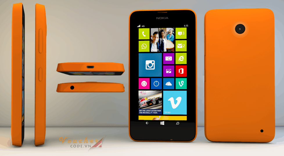 Điện thoại cảm ứng giá rẻ Lumia 630
