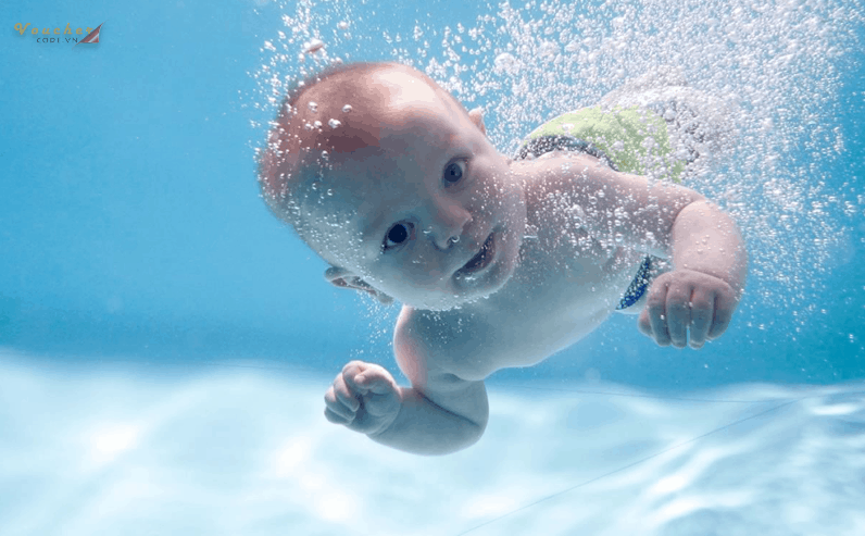 Tập bơi cho bé - Bố mẹ đã thử?