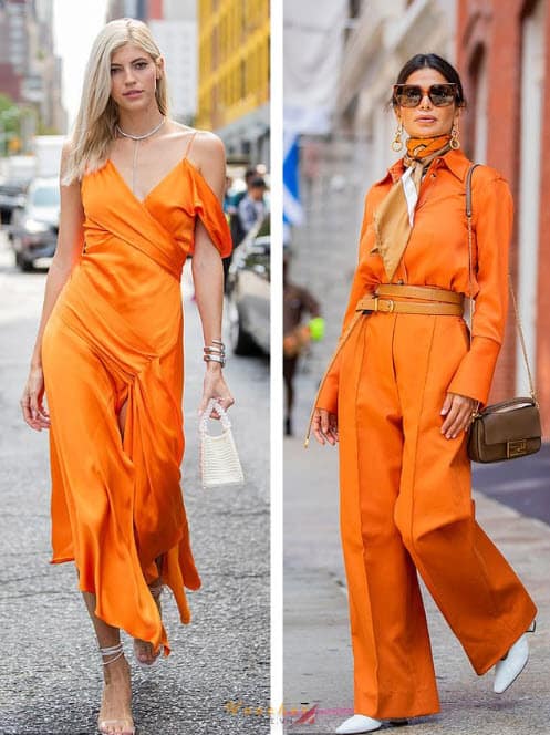Xu hướng màu sắc thời trang xuân hè năm 2020: Vàng cam.