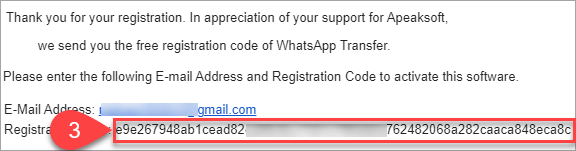 apeaksoft whatsapp transfer nhap email hai