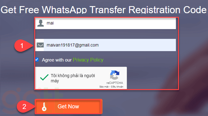 apeaksoft whatsapp transfer nhap email